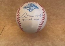 LIVAN HERNANDEZ 1997 WS MVP SIGNED 1997 W.S. BASEBALL BECKETT AUTH 