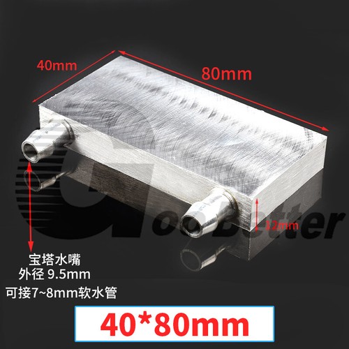 Aluminum Water Cooling Block For PC CPU GPU Liquid Water Cooler Heat Sink System - Picture 20 of 29