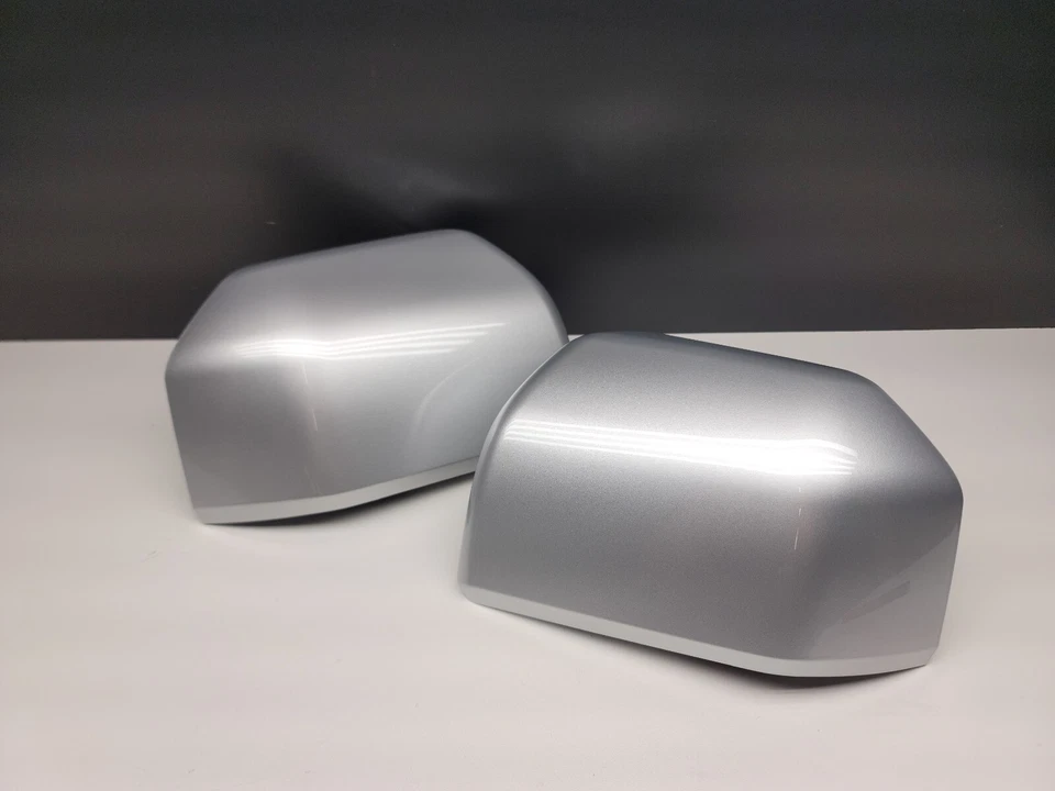 Para 15-20 F150 Cubierta Espejo Tapa Calavera Repuesto Pintado UX Plateado Metálico Foto 2 de 4