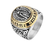 Hip Hop /Punk Fashion Islamic virgin Our Lady Titanium Stainless Steel Ring 12