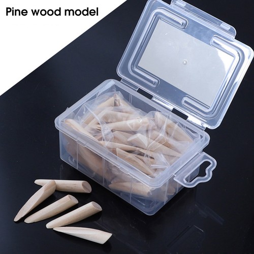 50pcs Inclined Hole Plug Burr-free Multipurpose Pine Oak Oblique Hole Plug - Picture 3 of 9