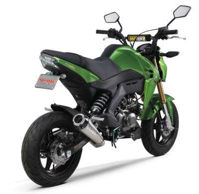 Full Exhaust System - 2016-2025 Kawasaki Z125 Two Brothers - Comp