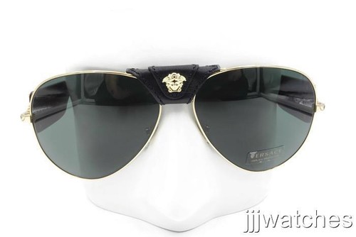 New Versace Gold Aviator Tortoise 