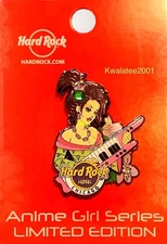 Hard Rock Cafe Chicago Hotel Anime Girl Series Pin 2016 HRC LE New Pin # 91536