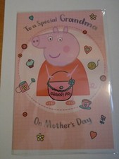 Peppa Pig - Mothers Day Card - Special Grandma - Granny Pig -  Size A5 – NEW