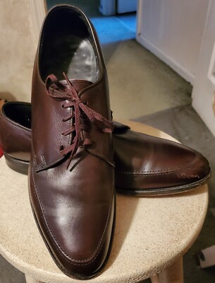 MEN'S E.T.WRIGHT BROWN LEATHER OXFORD DRESS SHOES SZ 11 C 210 ARCH SUPPORT  | eBay