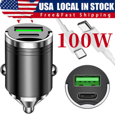 2 Port USB Super Fast Car Charger Adapter For iPhone Samsung Android Cell Phone
