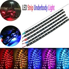 30-120cm Unterboden LEDLeuchten blau Multicolor Streifen Neon Licht für Motorrad