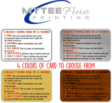 5 Deadly Terms Used By A Woman