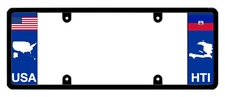 DFS Haiti HTI Patented License Plate Frame Holder