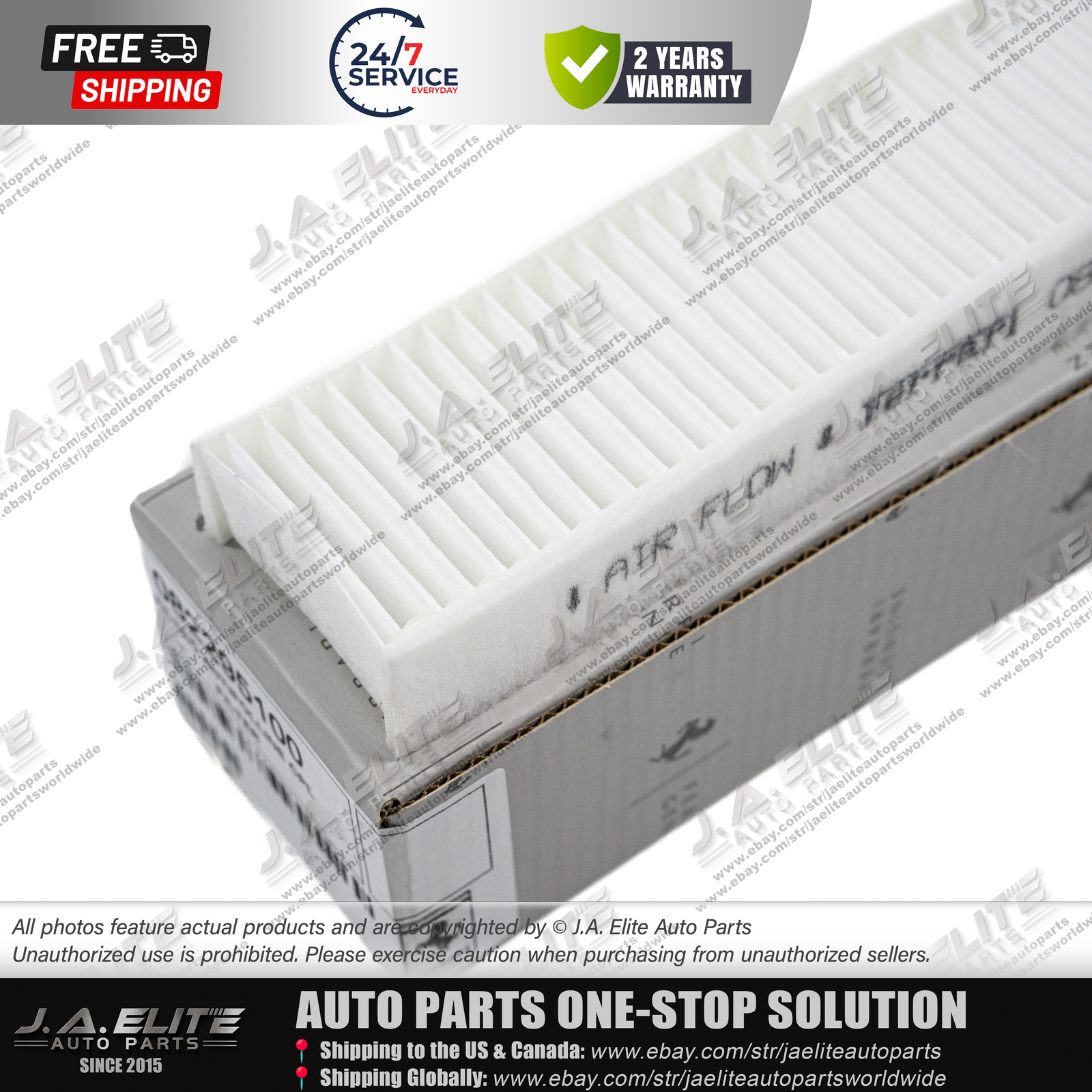2pcs Ferrari Air Filter & Pollen Filter for Ferrari 458, OEM:236040,82295100