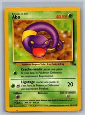 Pokemon TCG Abo #46/62 FRENCH Unlimited Common READ CCG Fossil Ekans