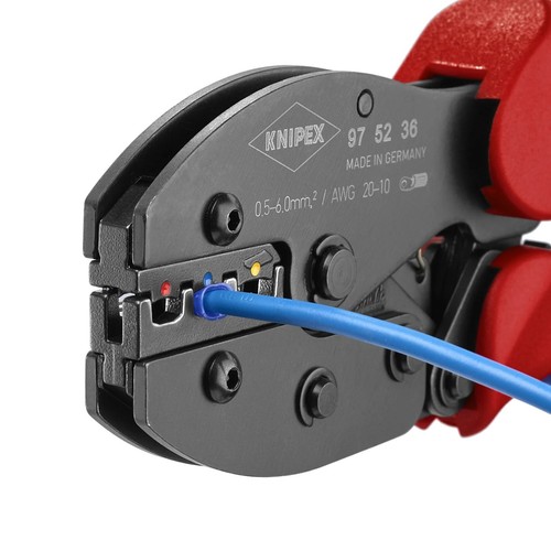 Knipex PreciForce Crimping Pliers For Crimp On Terminals And Connectors 97 52 36 - Picture 5 of 5