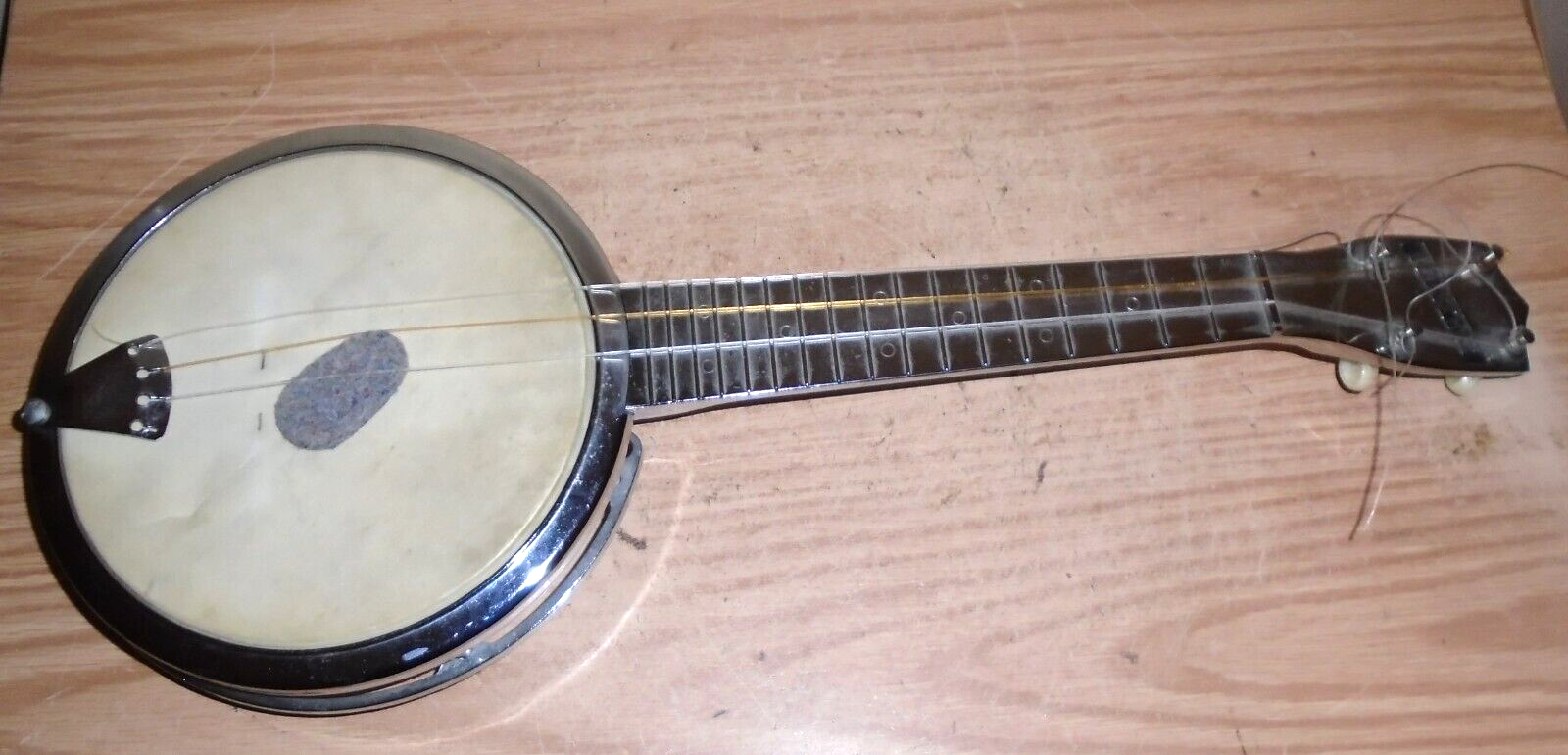 Vintage Dixie Chrome Banjo Ukulele eBay