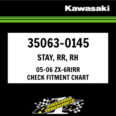 KAWASAKI OEM NOS 35063-0145 STAY, RR, RH 05-06 NINJA ZX-6R/RR | eBay