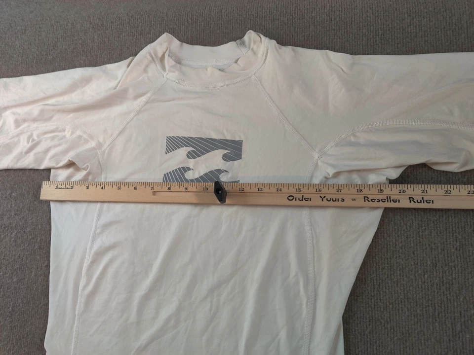 Camisa Billabong Jóvenes Niños XL Blanca Parasol UPF 50 Manga Corta Playa Surf Foto 2 de 4