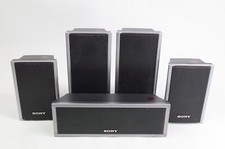 Sony 2X SS-TS80 2X TS-81 Speakers Surround Home Theater W/SS-CT80 Center
