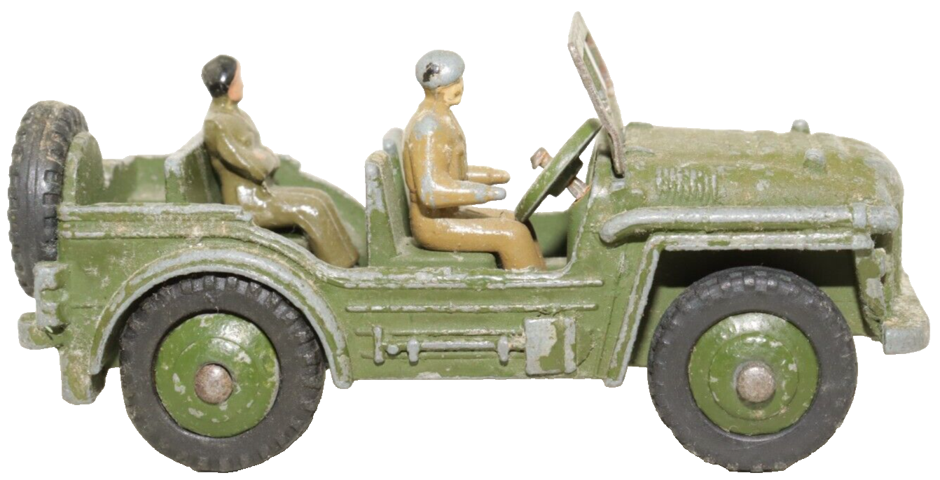 Dinky Toys No 674 Austin Champ Jeep Truck with extra man Meccano England