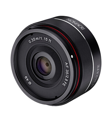 Rokinon 35mm F2.8 AF Wide Angle Lens (Sony E)