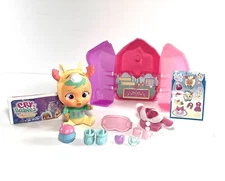 Cry Babies Magic Tears Baby Doll Riley- Icy World Series- With Accessories 