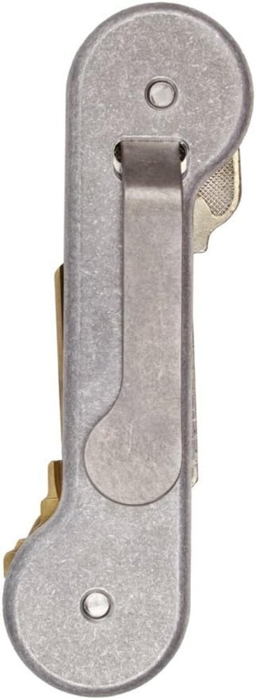 Compact 28-Key Multi-Tool Keychain Organizer with Pocket Clip - Stylish & Functional
