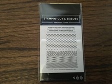 Stampin Up Geometric Patterns set of two embossing folders