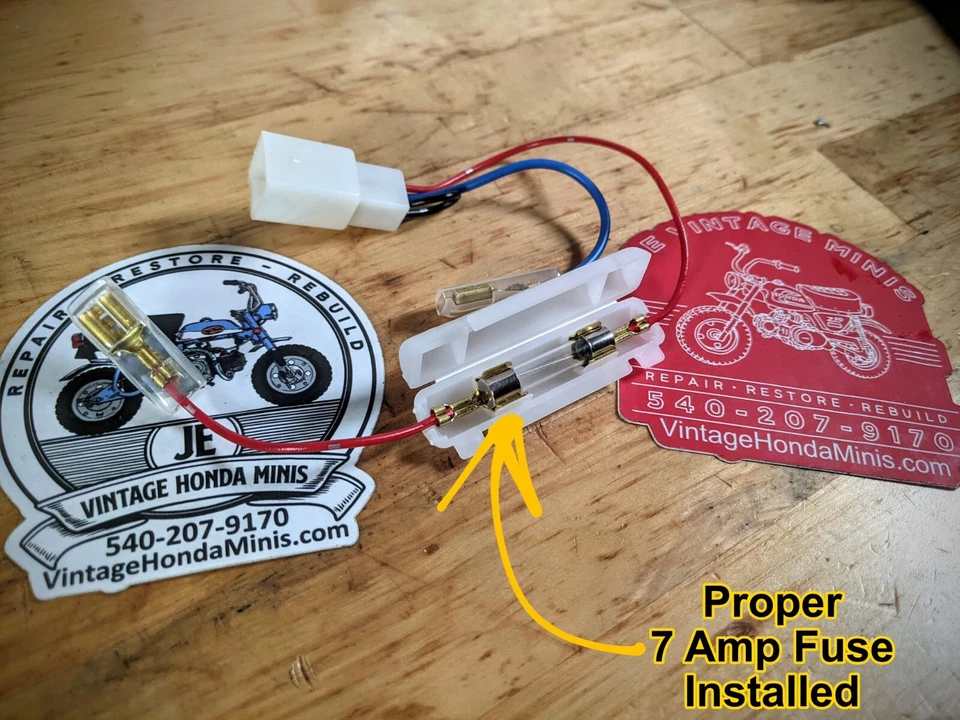 Eléctrico - Coleta fundida - Para conversión de batería sellada 6v - Honda CT70 K0 Foto 2 de 4