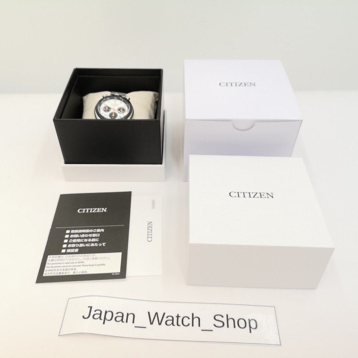 CITIZEN AN3660-81A White Record Lavel Tsuno Chrono Men's Watch New