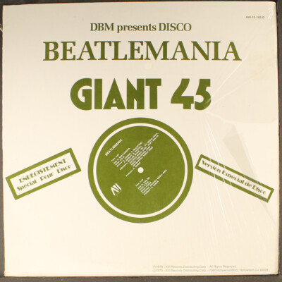 D.B.M.: beatlemania / i got to be myself AVI 12'' Single 33 RPM