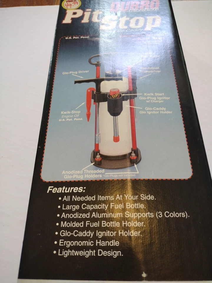 VTG DUBRO RACING PIT STOP TRACKSIDE CADDY NOS SEALED PURPLE - Image 3 of 4