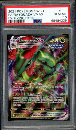 Rayquaza VMAX TG29/TG30 Carte Pokémon Rare Secret (Silver Tempest Trainer  Gallery) + 1 Toploader TitanCards®