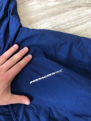 Vintage Fox Racing Y2K Big Logo Windbreaker Jacket Size L - Picture 7 of 12
