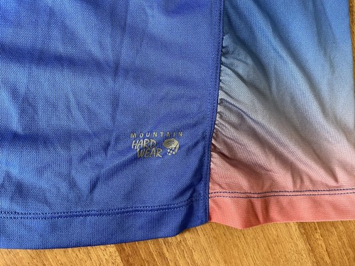 Mountain Hardwear Donna M Blu Corallo Activewear Canotta Singola Camicia Corsa - Foto 4 di 8
