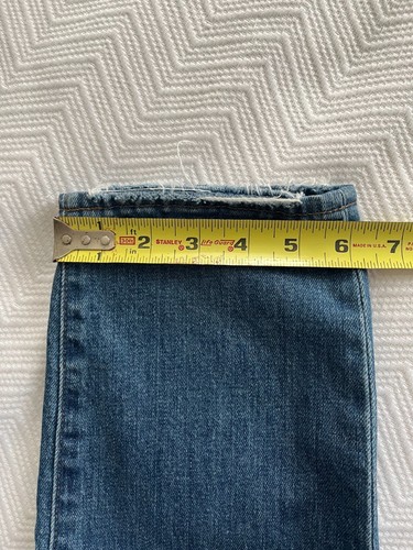 MADEWELL $128 Women's The Perfect Vintage Crop Blue Jean with Raw Hem; Size 27 - Picture 13 of 18