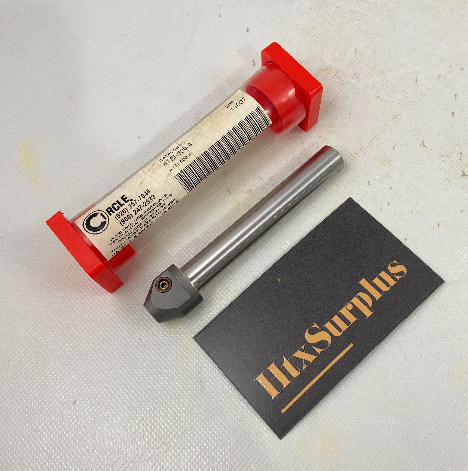 Widia Circle ATBI5004, 1/2" Shank Boring & Grooving Bar Adaptor, Coolant Thru eBay