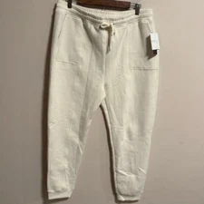 NWT Beyond Yoga Hold The Line Jogger In Vintage White, Crème- Size XL
