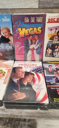 Lot 10 VHS Tapes Movies Comedy Romance Chick Flicks Drama 80's 90's 2000s - Picture 4 of 7