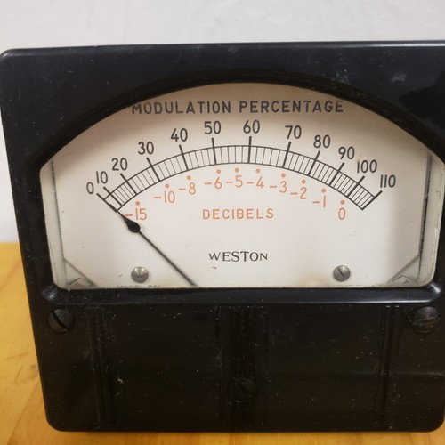 Weston Decibel Meter Modulazione Cancelli Modello 861 - Foto 2 di 4