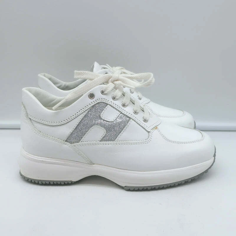 Zapatillas bajas Hogan Interactivas Brillo H Cuero Blanco Talla 34 Foto 2 de 4