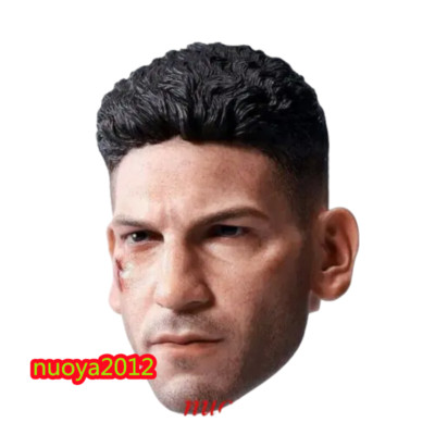 1:6 Head Sculpt Jon Bernthal Punisher Male Carved For 12inch Action Figure Body