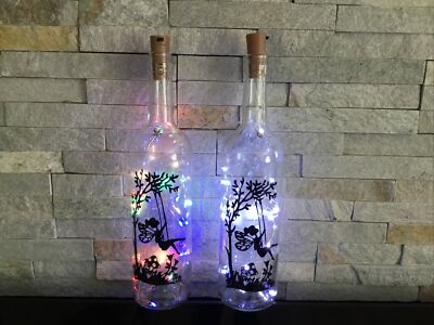Fee LED Leuchtflasche mit Anhänger und gratis Halskette.(Siehe Beschreibung.)