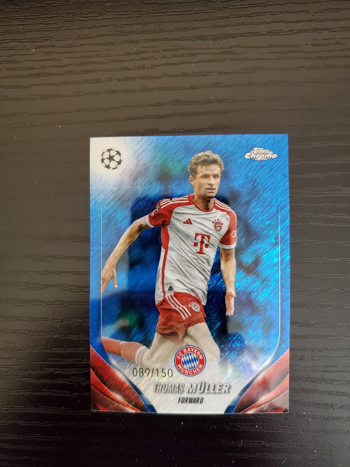 Thomas Muller - 2023-24 Topps Chrome UEFA Club Competitions - SHIMMER BLUE /150