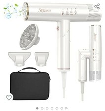 Ionic Hair Dryer, w/4 Settings,3 Speeds,3 Temp,2 Nozzles,1 Diffuser.120,000RPM