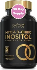 Myo Inositol & D Chiro Inositol Tablets With Zinc, Folate & Chromium for PCOS