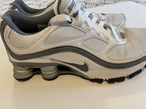 Nike Womens Shox Turbo 9 Running Shoes Sneakers White 366423 Sz 8 - Picture 5 of 11