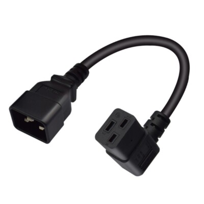 Efficient 16A 250V Power Cord IEC320 C19 to C20 Power Cable