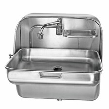 Bully Trailer Accessories RV Camper Caravan Folding Sink Stainless Steel Trailer Hand Wash Basin+ Faucet