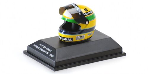 Minichamps 1:8 HELMET CASCO AYRTON SENNA WORLD CHAMPION 1990 - 540309027 - Foto 2 di 4