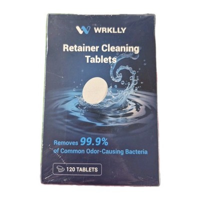 Retainer Cleaner Tablets 120 PCs Denture Cleaning Tablets (A441)