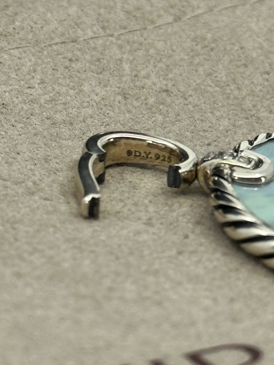 Authentic DAVID YURMAN elements pendant black ony… - image 6